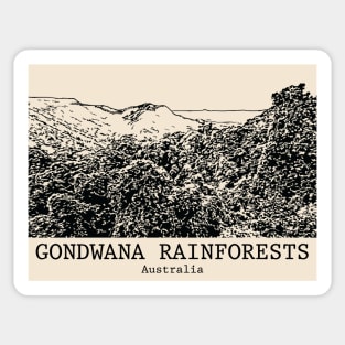 Gondwana Rainforests - Australia Sticker